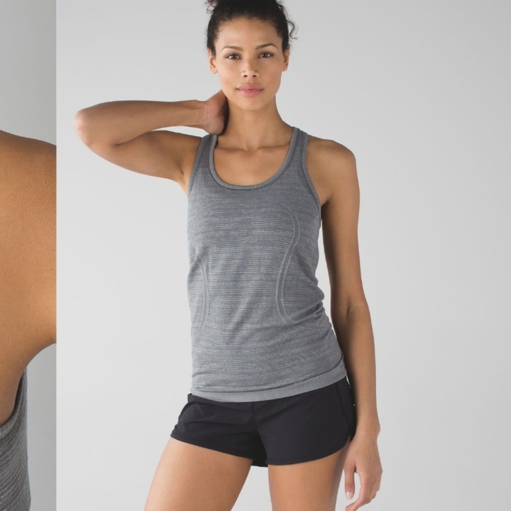 lululemon athletica Swiftly Tech Racerback Tank - Heathered Slate Gray
